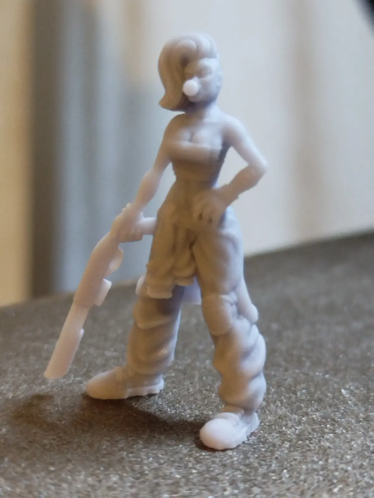 Réalisation figurine résine